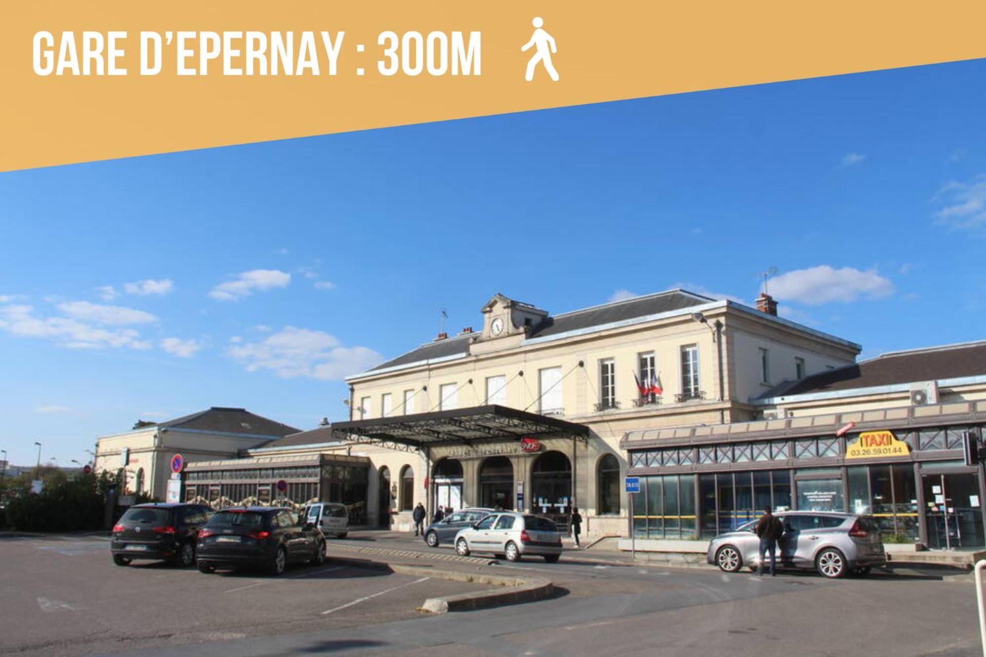 Gite Urbain - La Capsule - Parking Épernay Exterior foto